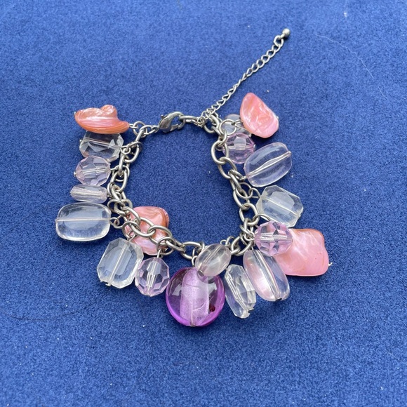 Pretty pink and purple bracelet - Picture 5 of 6